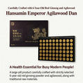 Hansamin Emperor Agarwood Premium Pills 3.75g x 60-Count