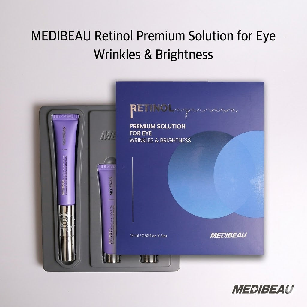 Mediview Retinol Premium Solution For Eye Wrinkles & Brightness 15ml x 3-Pack