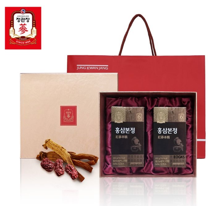 CheongKwanJang Korean Red Ginseng Extract 250g x 2-Bottle Set
