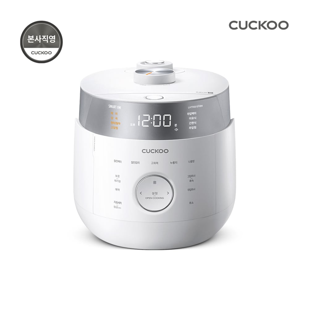 CUCKOO CRP-LHTR0610FWM 6-person IH electric pressure rice cooker (company-owned)