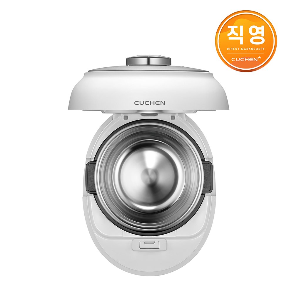 Cuchen 121+ 10-cup stainless steel IH electric pressure rice cooker white CRT-RPS1091W