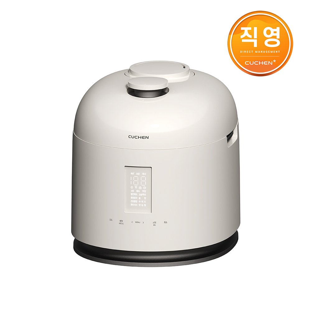Cuchen 123 6-person full stainless steel dual pressure IH pressure rice cooker CRT-XPD0670IEGW