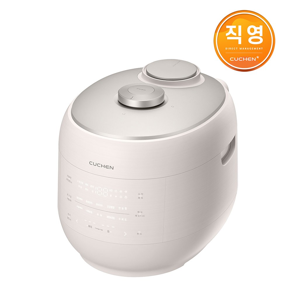 Cuchen Grain 6-person IH electric pressure rice cooker Ivory CRT-UPD0672KEI