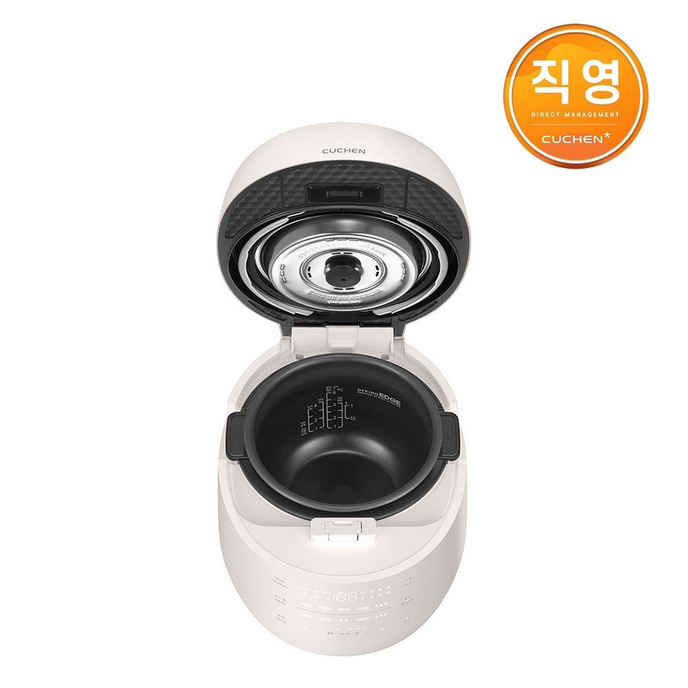 Cuchen Grain 6-person IH electric pressure rice cooker Ivory CRT-UPD0672KEI