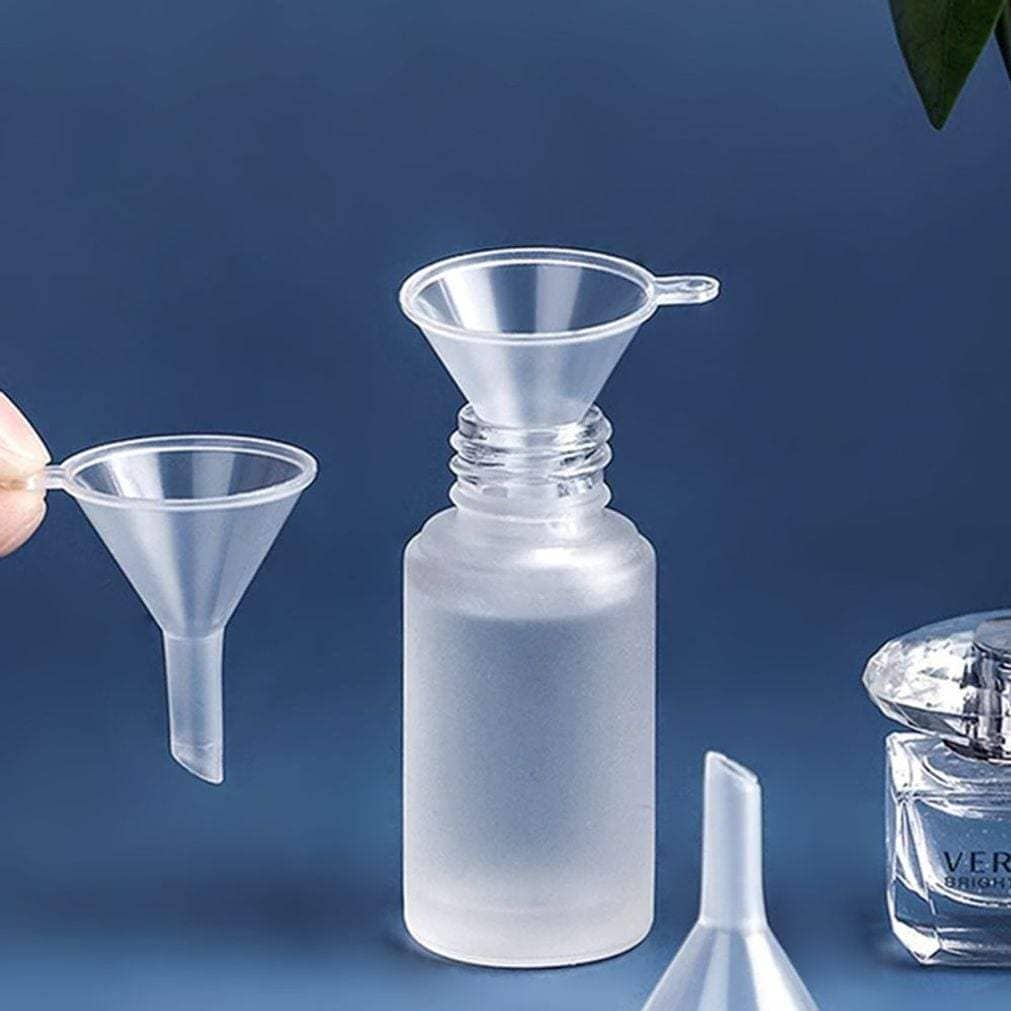 H+ Mall Transparent Mini Plastic Dispensing Funnel with Handle