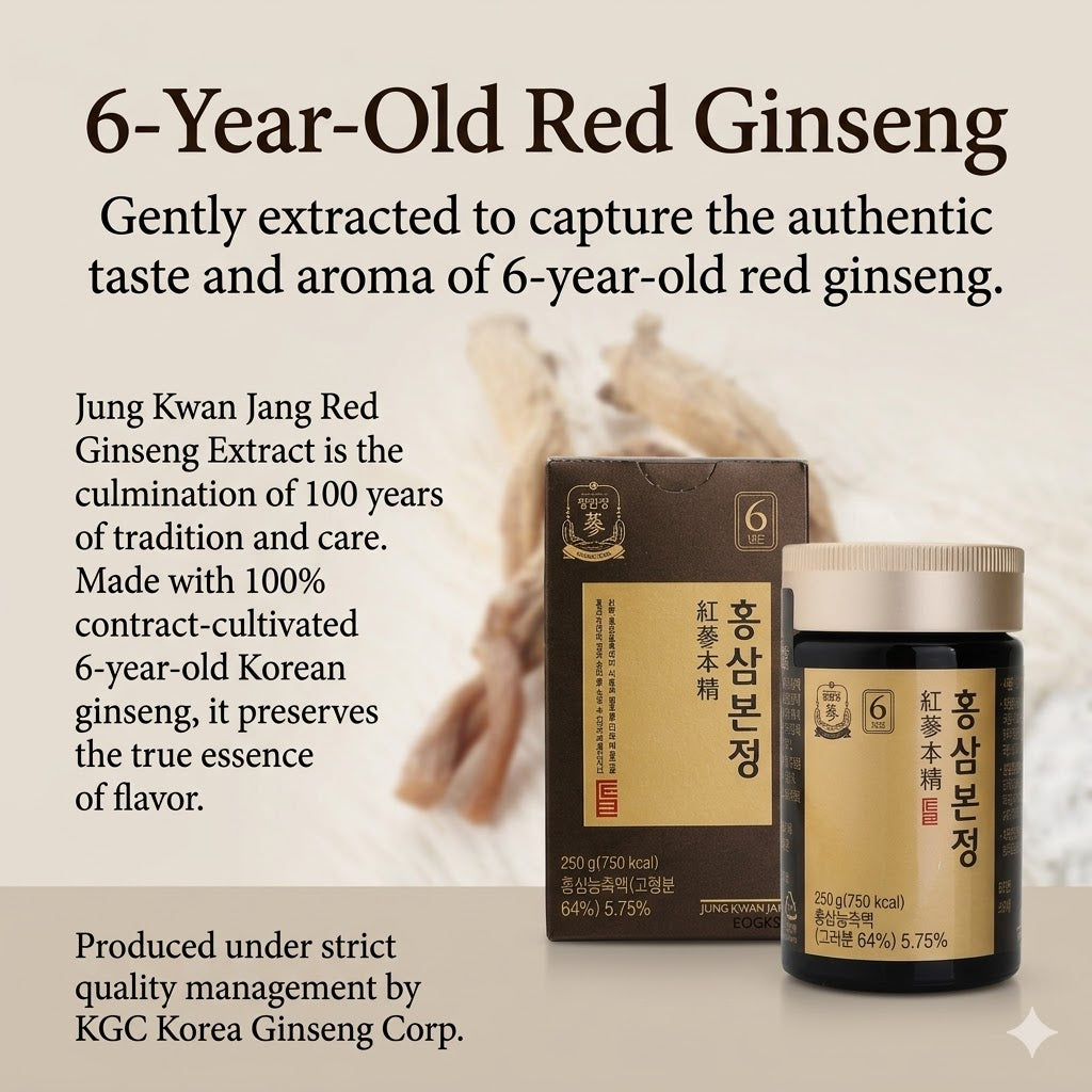 CheongKwanJang Korean Red Ginseng Extract 250g x 2-Bottle Set