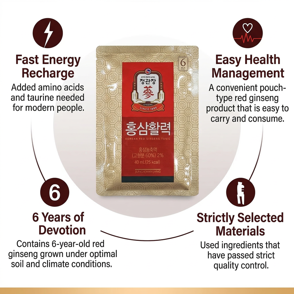 CheongKwanJang Red Ginseng Vitality 40ml x 30-Pack
