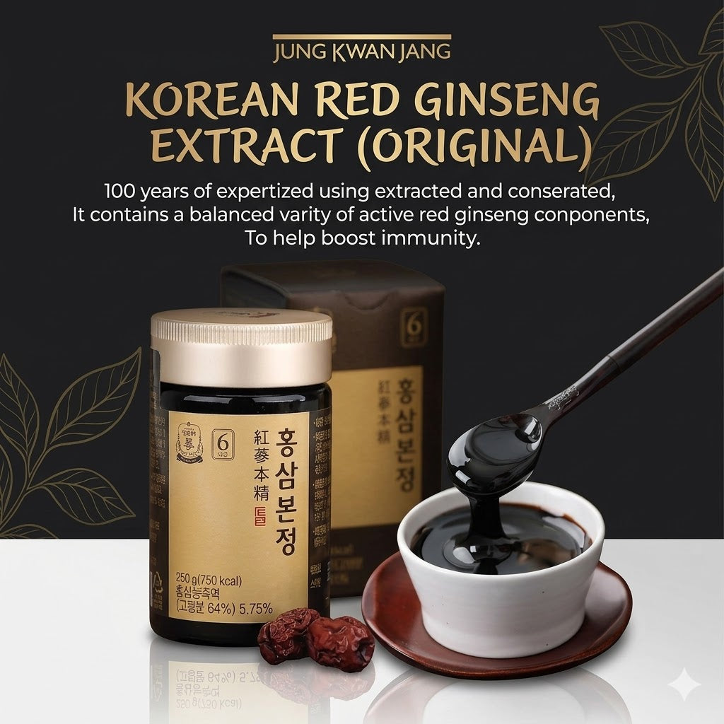 CheongKwanJang Korean Red Ginseng Extract 250g x 2-Bottle Set