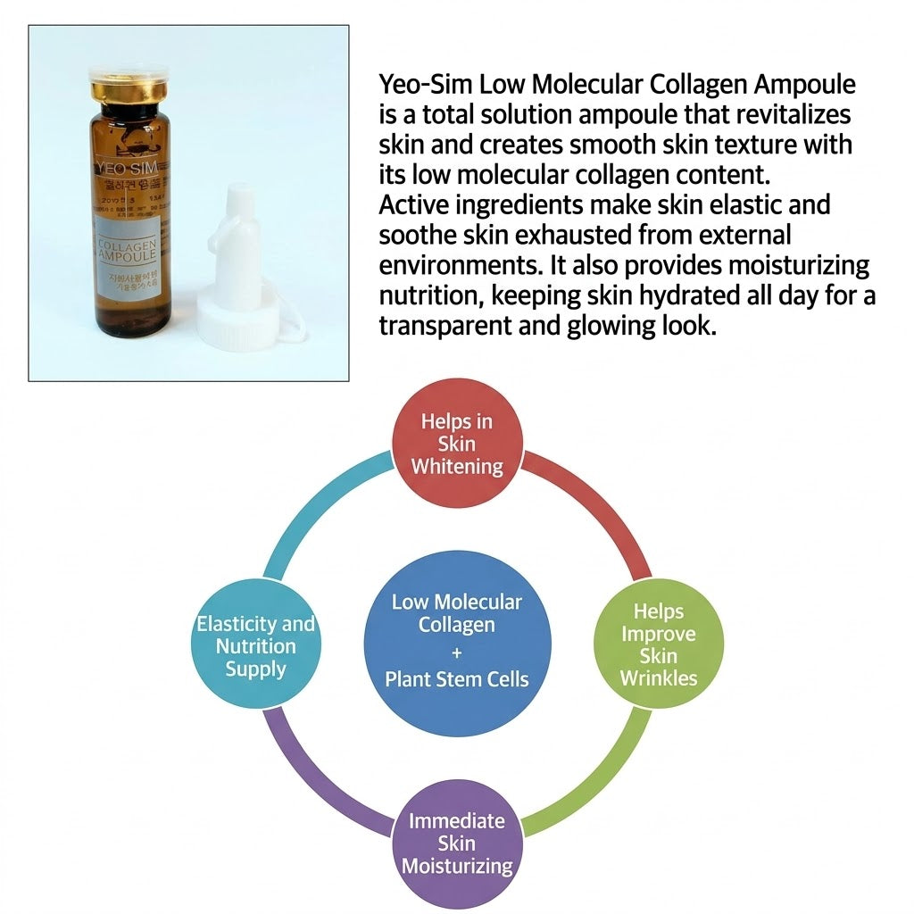 Yeosim Low Molecular Collagen Inner Beauty Ampoule 17ml x 10-Pack