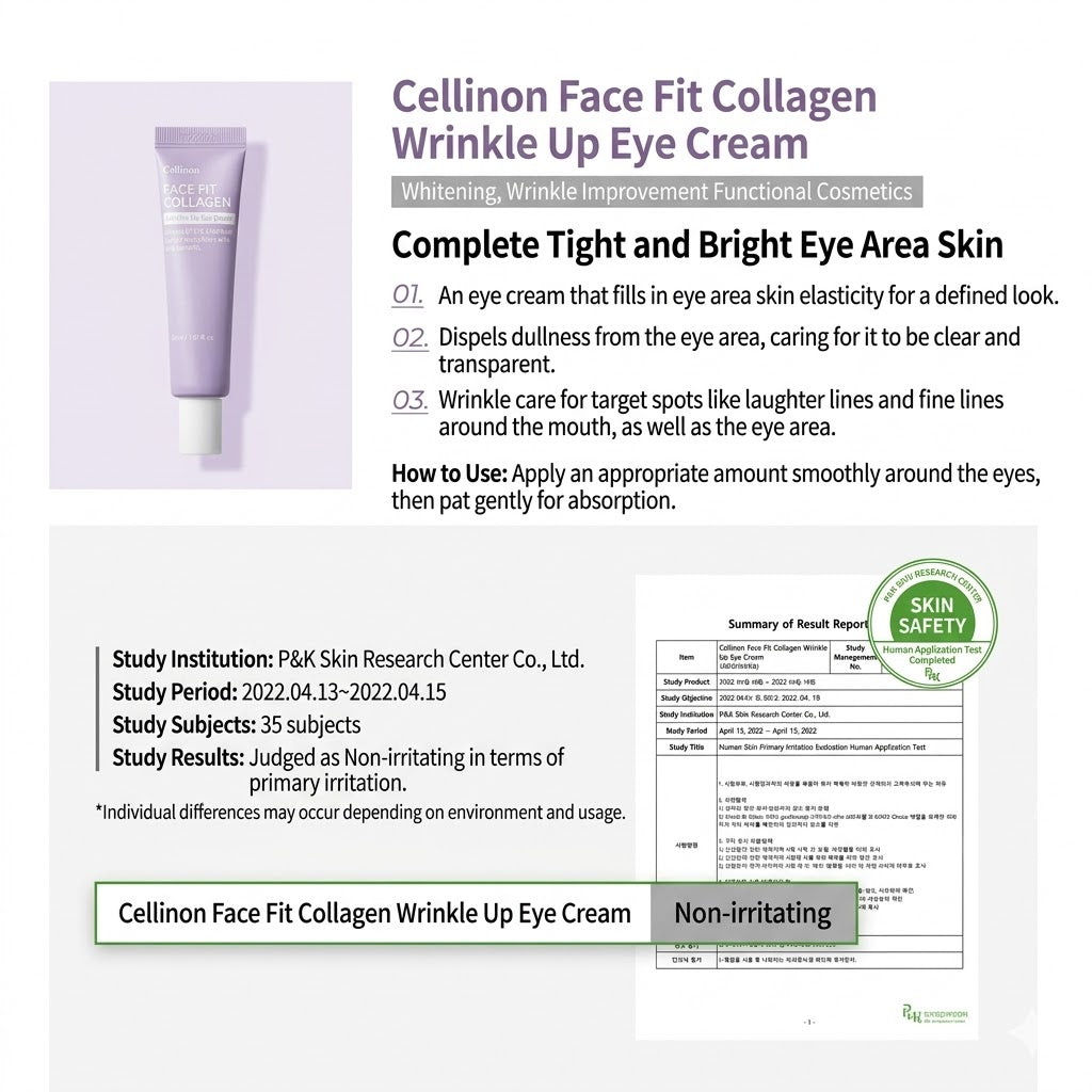 Celltrion Cellinon Facefit Collagen Wrinkle-Up Eye Cream 30ml