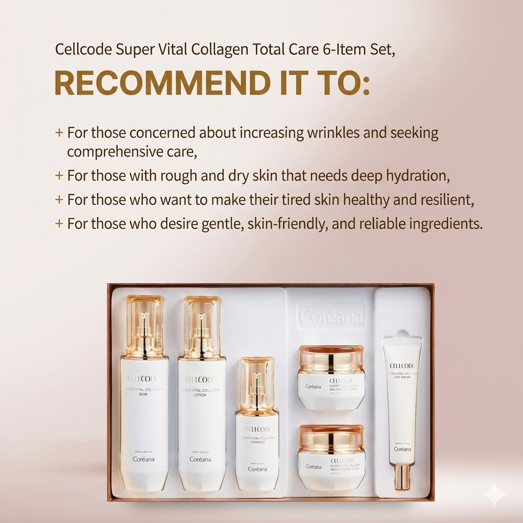 Cell Code Super Vital Collagen Total Care 6-teiliges Set