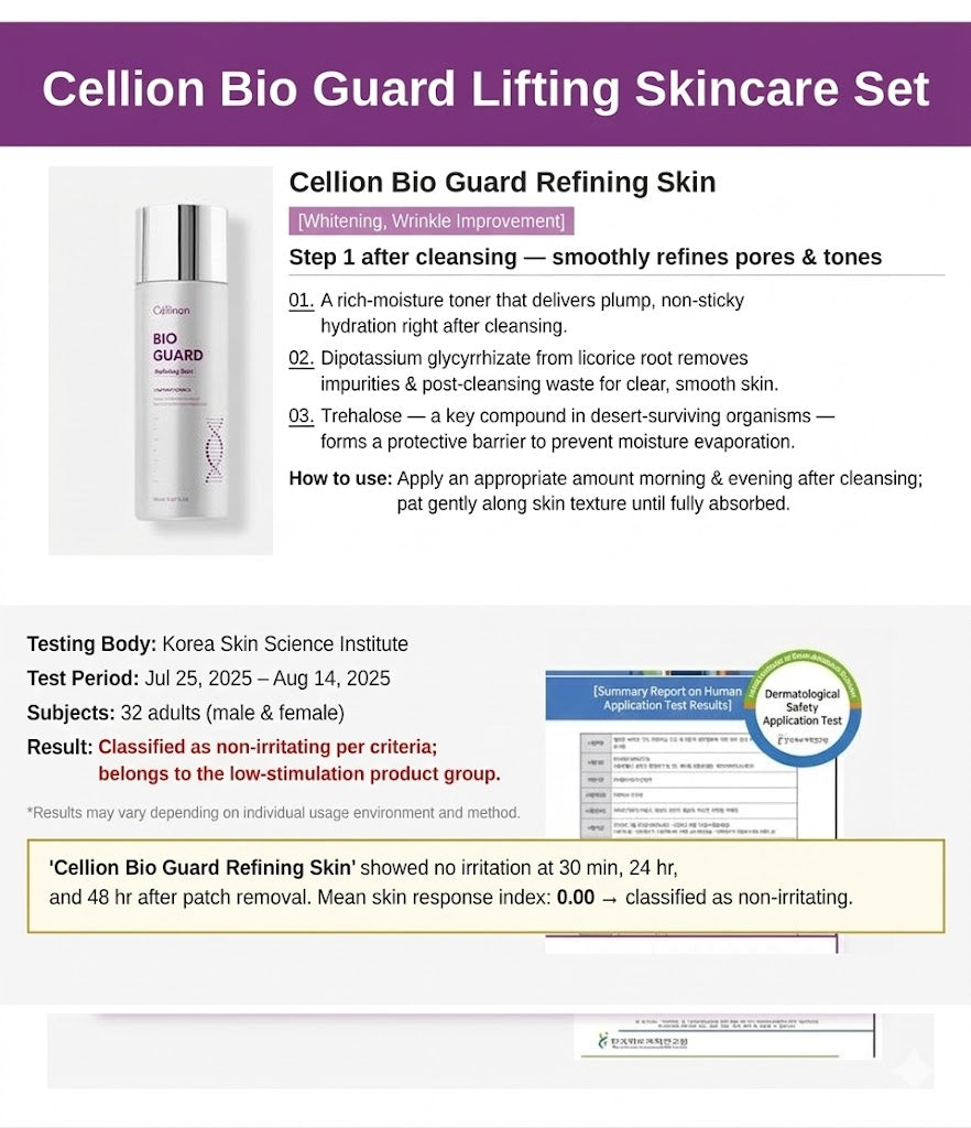 Celltrion Cellinon Bio Guard Lifting Hautpflege Komplettset – 7-teilig