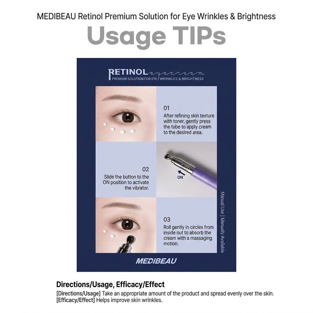 Mediview Retinol Premium Solution For Eye Wrinkles & Brightness 15ml x 3-Pack