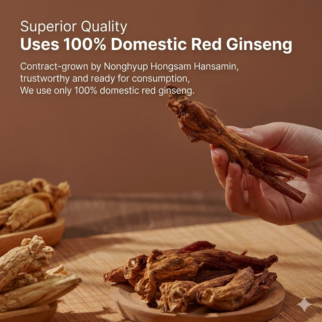 Hansamin Red Ginseng Jin Cheonji Okgo 50g x 6-Bottle Set