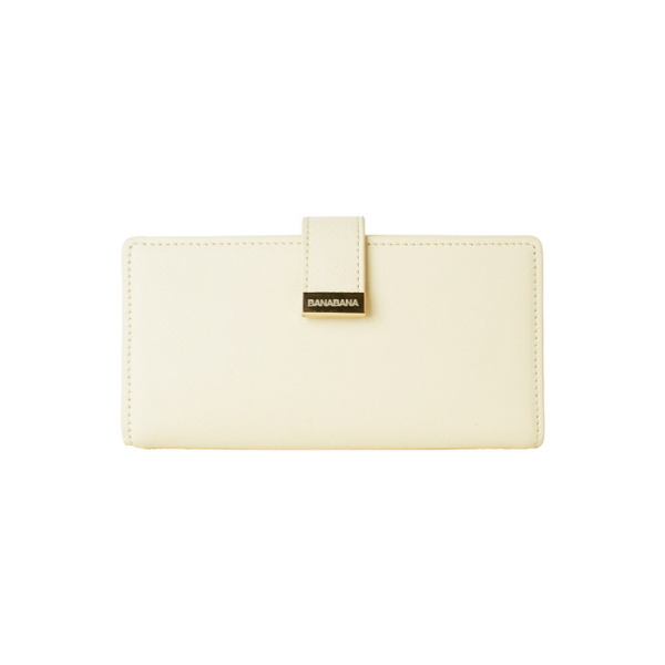 Banana leather Elodie A wallet cream