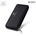 Billyburg Men's Daily Business Card Leather Wallet Round Back BJI438