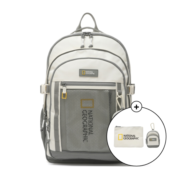 National Geographic ACC N241ABG510 Patch Backpack GREY