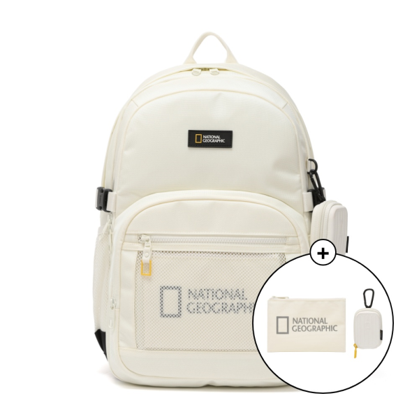 National Geographic ACC N241ABG540 Double Backpack Ivory