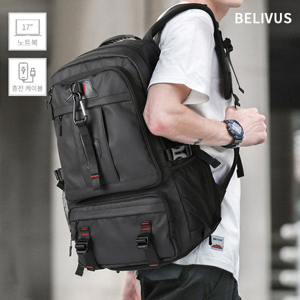 Billable Men Daily Black Laptop Backpack BJI394