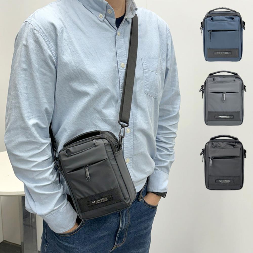 Cloth fabric, men's casual mini crossbody bag for日常外出使用英文字翻译为：daily外出用小型斜跨包男子休闲布料袋