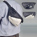 Men's Monotone Fabric Daily Practical Body Crossbody Bag