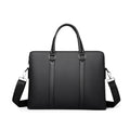 Men's Solid Wade Business Commuter Look 2 Colors Document Bag