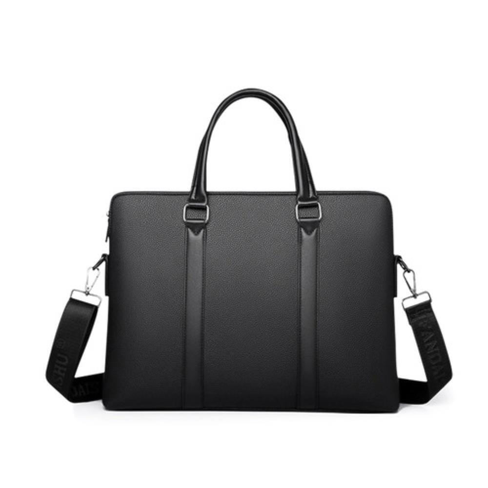 Men's Solid Wade Business Commuter Look 2 Colors Document Bag