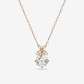 Everling 14K 18K Pearl Flower 1 Carat Gold Necklace (4 styles)