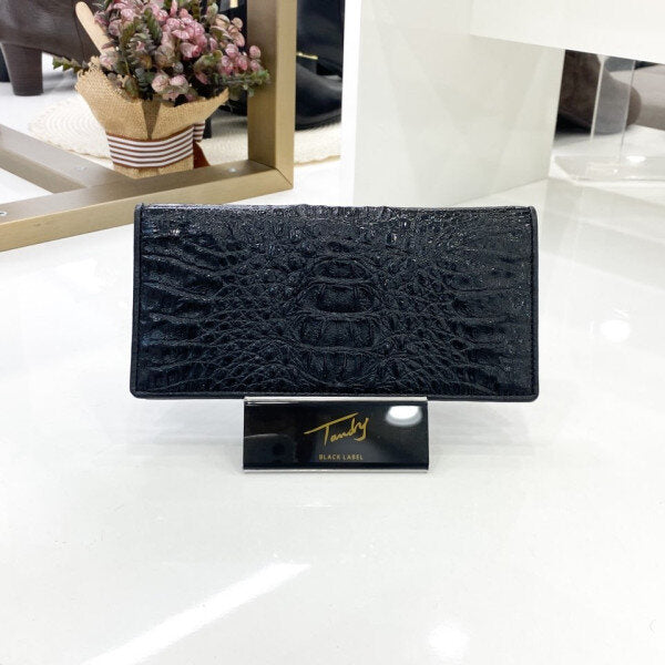 BW055 AG-BL Crocodile Leather Billfold Michelle by Tandy TW319QHDD
