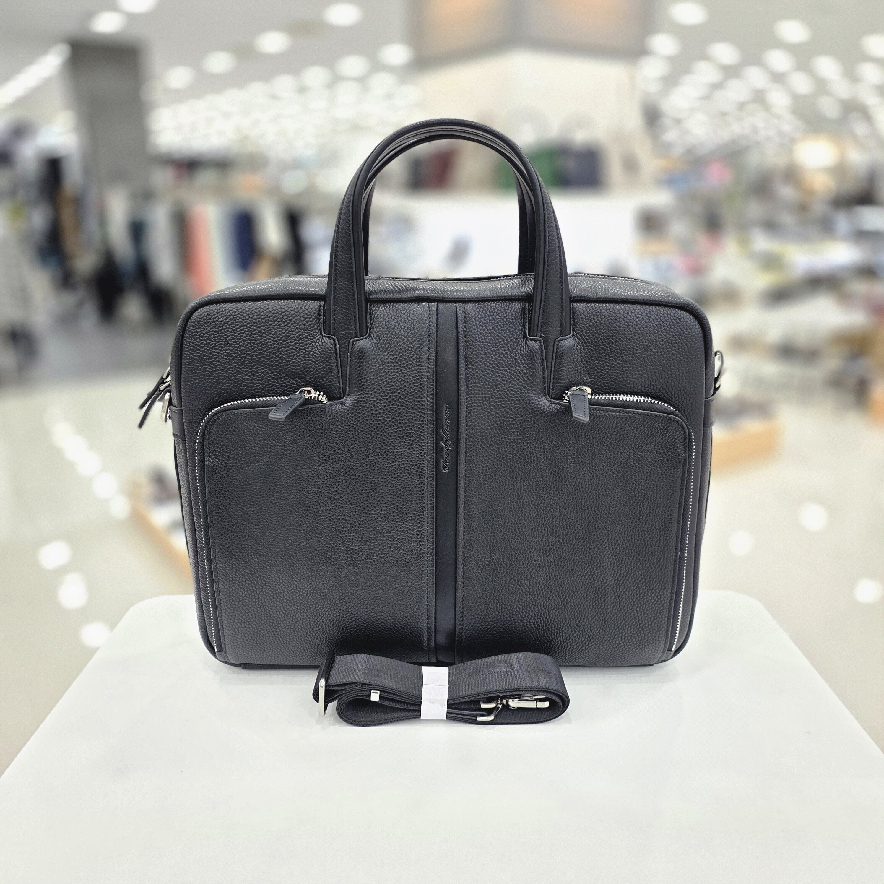 Tandy Men's Leather Briefcase Laptop Bag TD56M05904B2YHDD