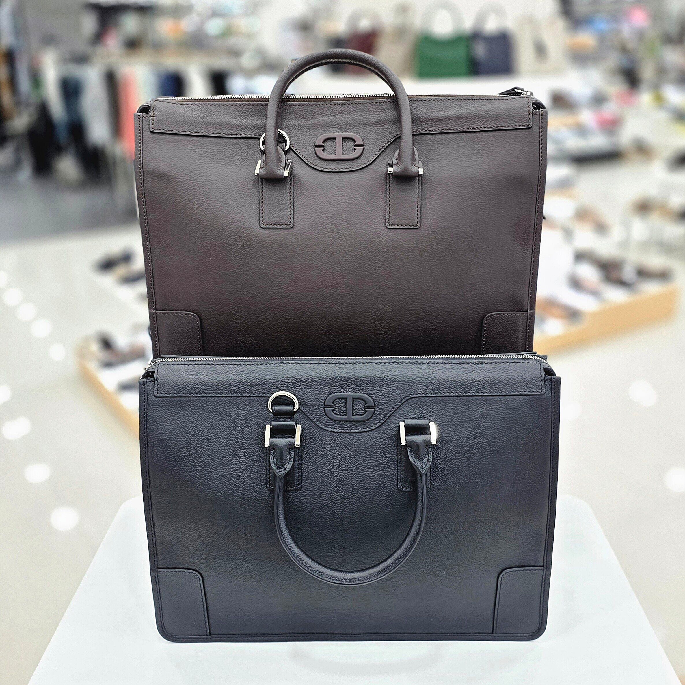 Tandy men's leather briefcase laptop bag TD56Y04305M6BHDD
