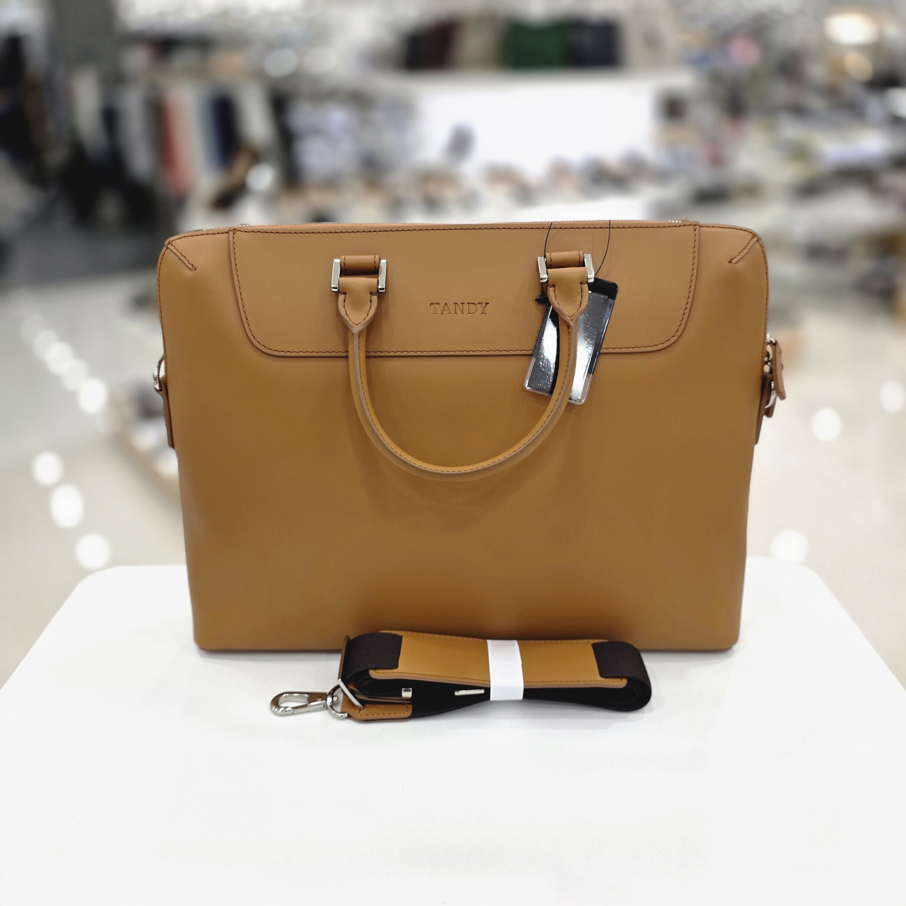 Tandy Men Leather Briefcase TD56Y05305M26BHDD