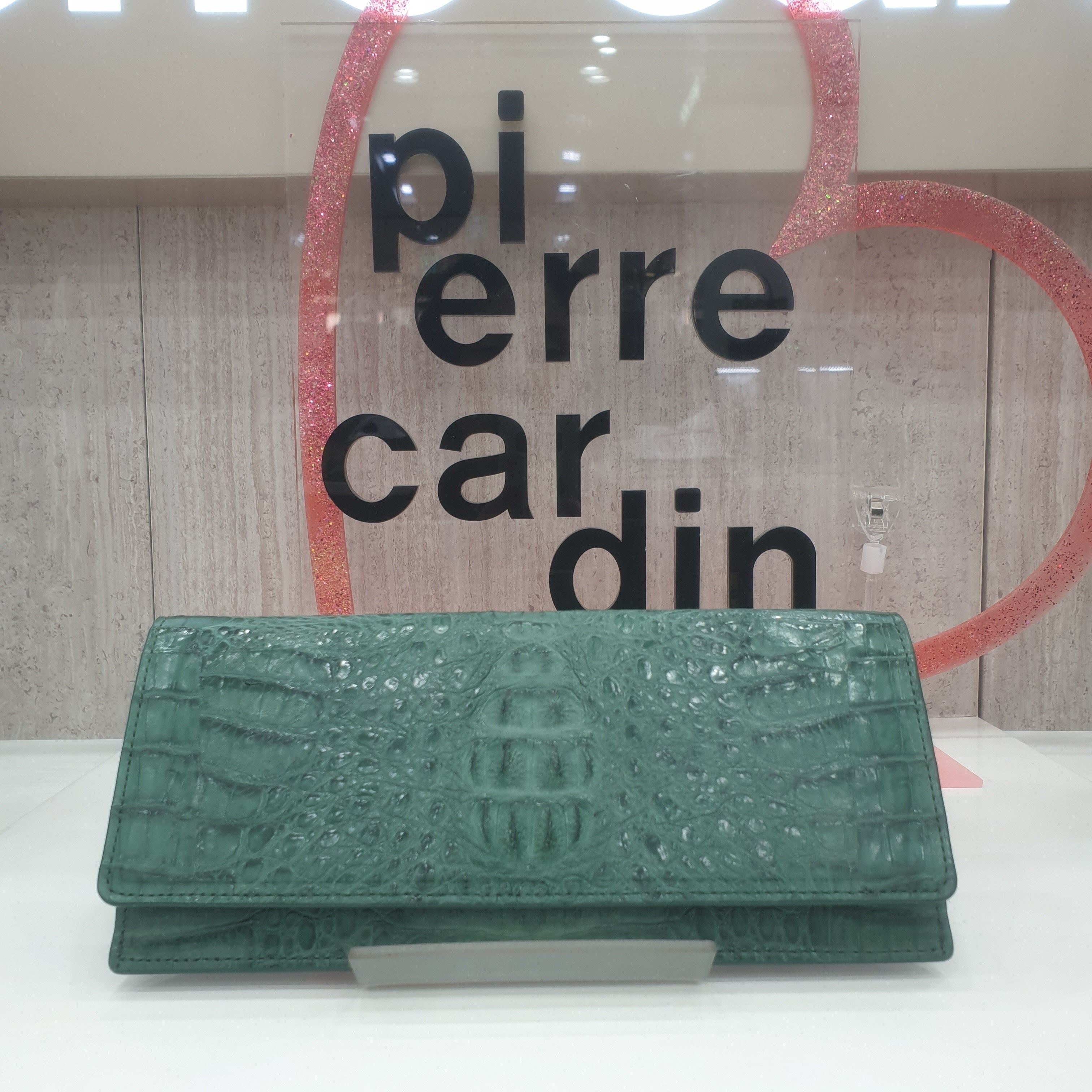 PierreGardening Real Crocodile Female Slim Wallet 01L1290X2GGN