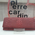 Pierre Cardin Real Alligator Women's Slim Long Wallet 01L1290X2rGN