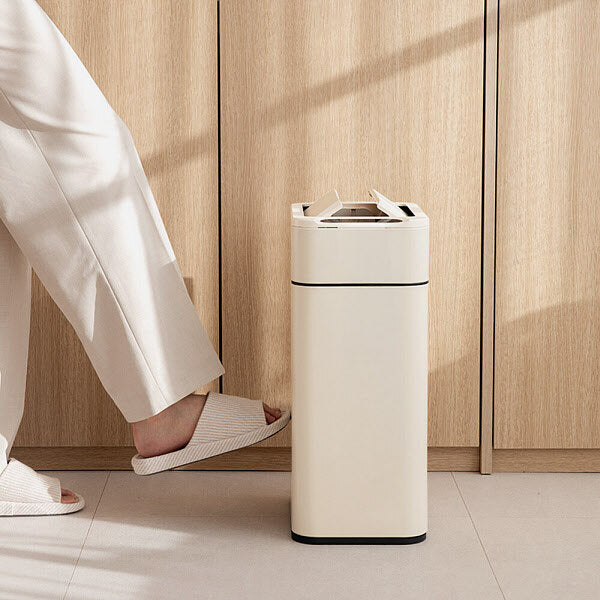 ElectronicsLand Automatic Sensor Smart Trash Can 20L White Wing Type (P003796063)