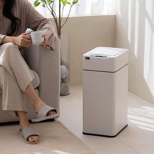 Electronland Automatic Sensor Smart Trash Can 30L White Wing Type (P003796065)
