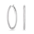 Boutique Bless Swarovski Earrings Stone Large Hoop 5389432