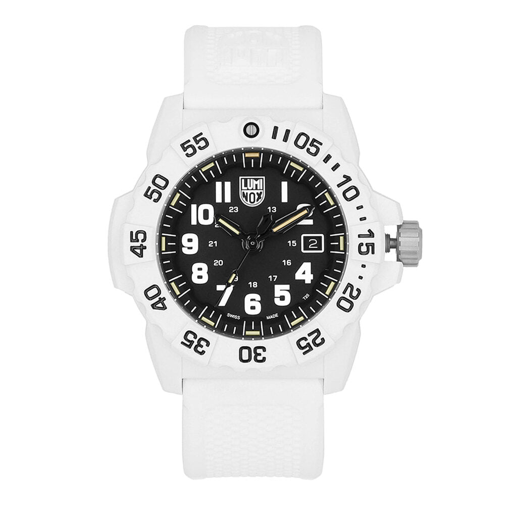 EditShop Bless Luminexs Men Rubber Wristwatch Navy Seal XS 3507 WB