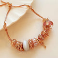 Daily rose cubics slide bracelet