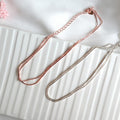 snakeprint leather bracelet