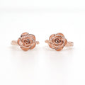 OpalHouse 925 Silver Custom Rose One-Touch Earrings OPHEE1701