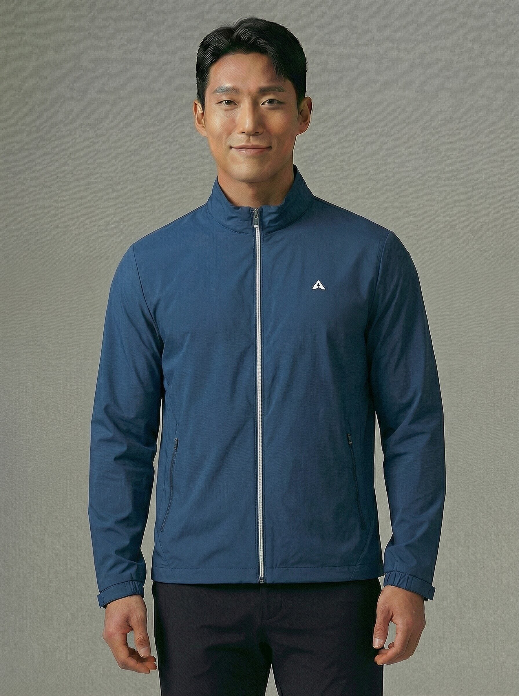 All For You] Men's Solid Punching Mix Jumper AMQJN3361-904