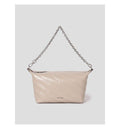 Binfu ACC BinfuACC (BE47D3M71A) cloud quilted top zipper small crossbody - beige