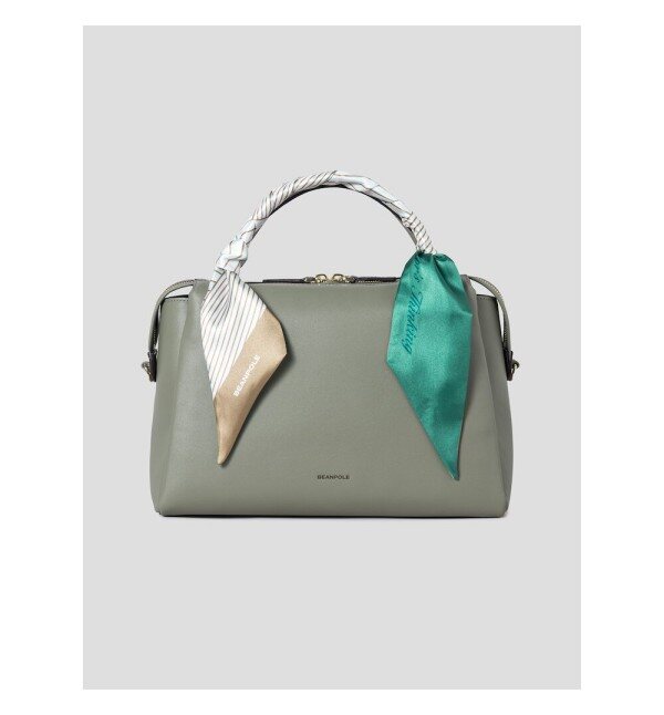 Vinpal ACC [VinpalACC] (BE47D3M76L) Pumpkin Top Zip Medium Tote Bag - Light Green