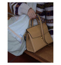 Binfoul ACC Beige Love Heritage Flap Bag