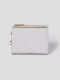 Binfoul ACC BinfoulACC BE51A4M022 Lucy BP Pattern Mini Zip Wallet - Light Gray