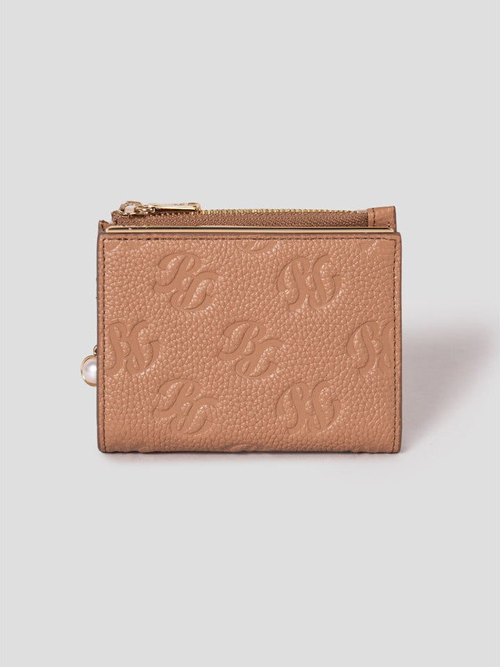 Beanpole ACC Lucia BP Pattern Mini Zipper Wallet - Brick