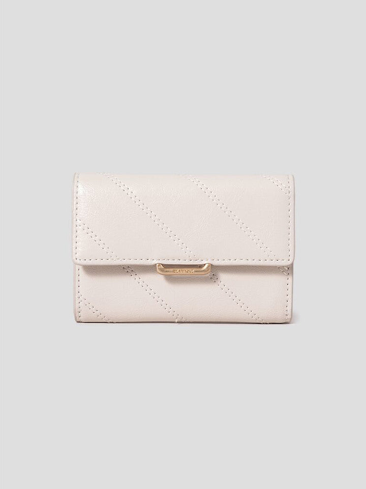 Binfel ACC Ivory Quilted Namecard Pouch