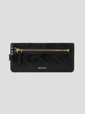 Binfoul ACC Black Nora Quilted Zip Card Wallet