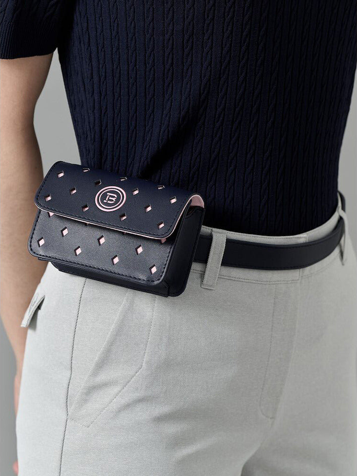 Beanpole ACC Golf Women's Grace Perforated Belt Color - Navy (BE52D4A31R)